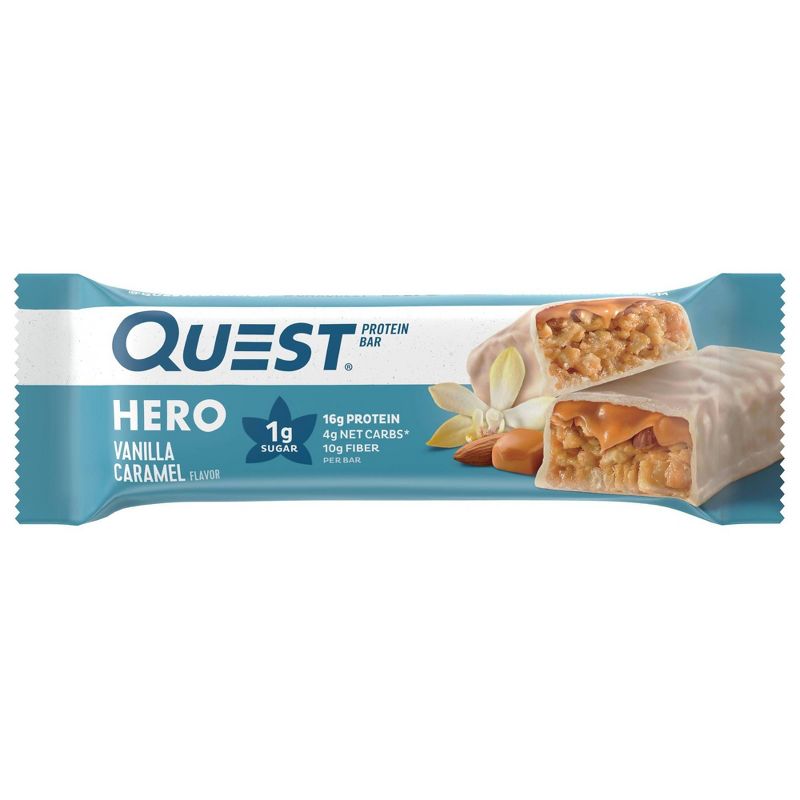 Quest Hero Protein Bar - Vanilla Caramel - 4ct
