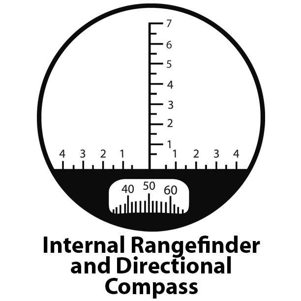 BARSKA AB10798 Waterproof Marine Binoculars w/Built-In Rangefinding Reticle