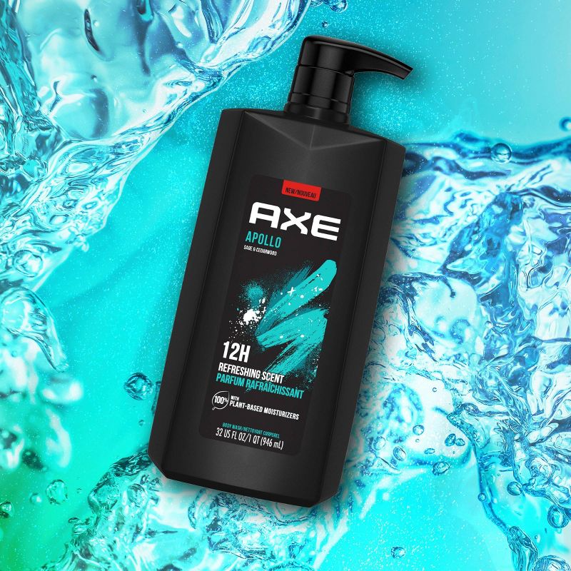 AXE Apollo Clean + Fresh Sage & Cedarwood Scent Body Wash Soap - 32 fl oz