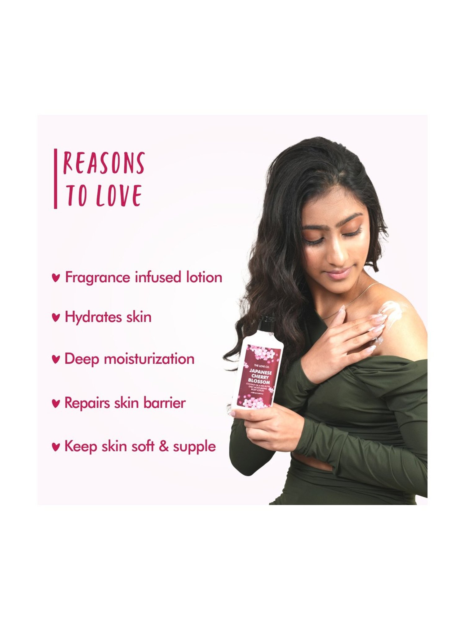 The Love Co. Japanese Cherry Blossom Body Lotion - 295 ml