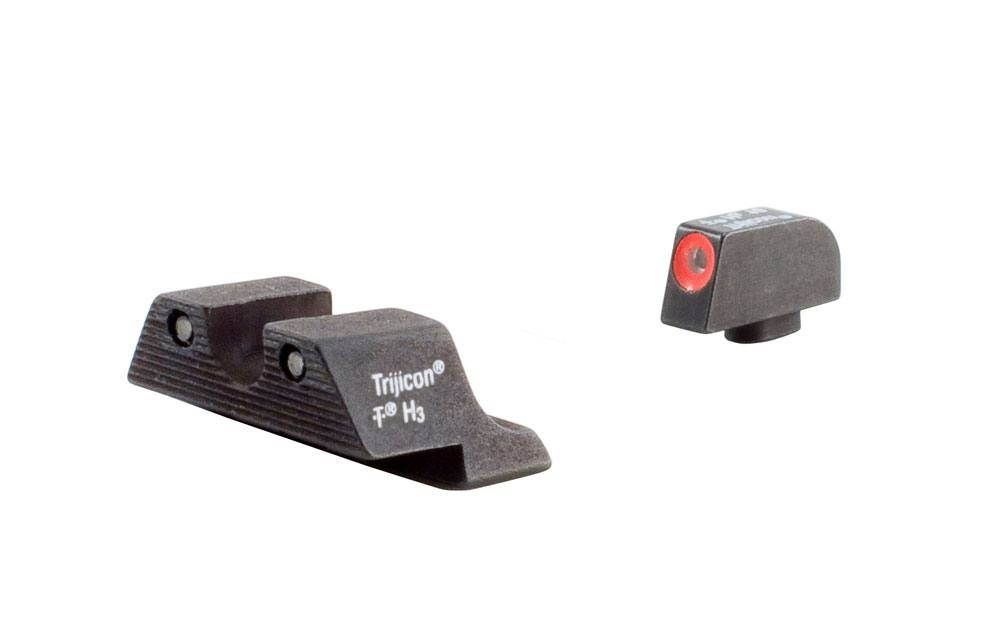 Trijicon GL101O HD Night Sight Set w/ Orange Front Outline for Glock Pistols