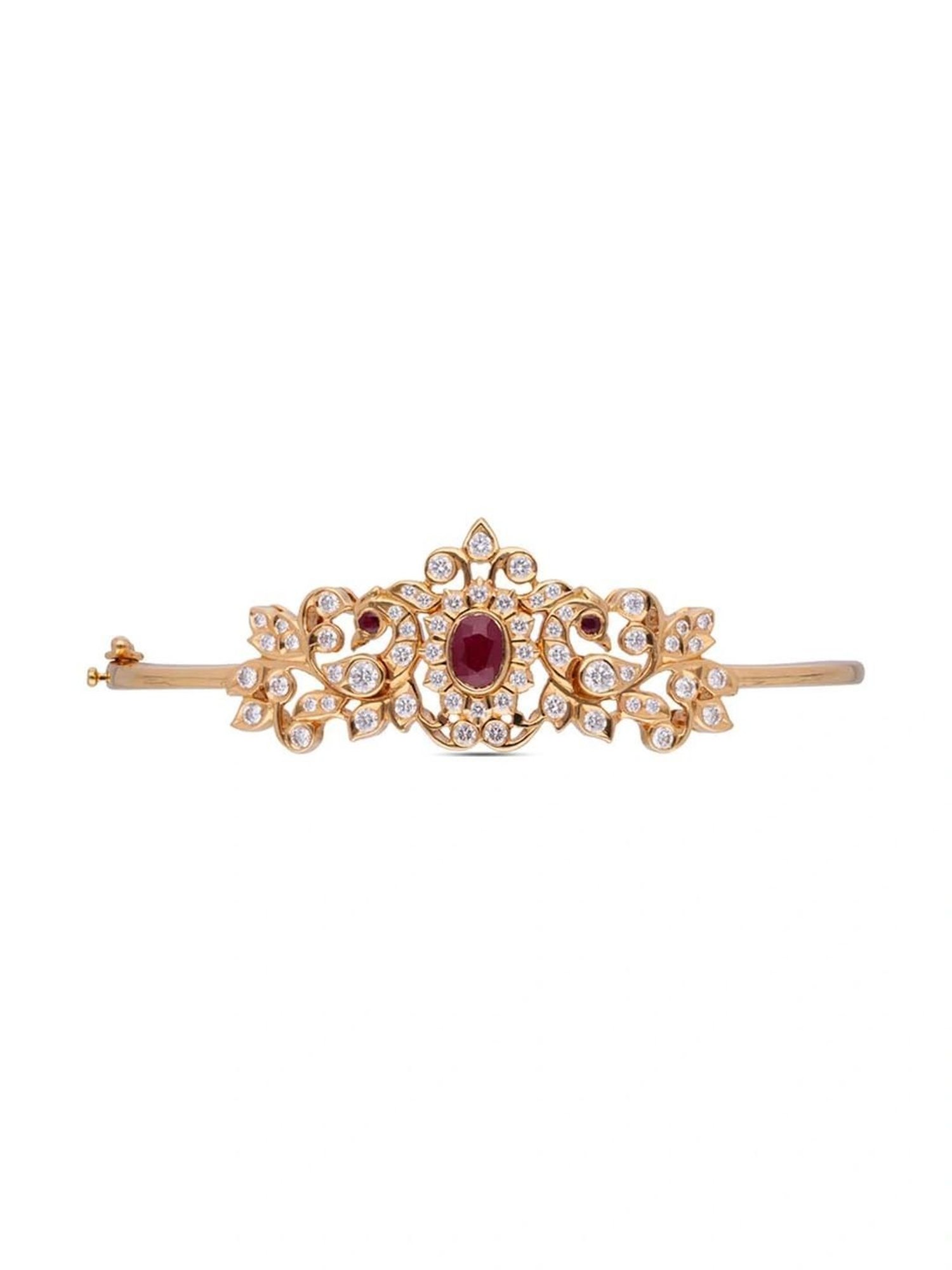 Candere by Kalyan Jewellers BIS Hallmark 18K Yellow Gold and Certified Diamonds Bracelet