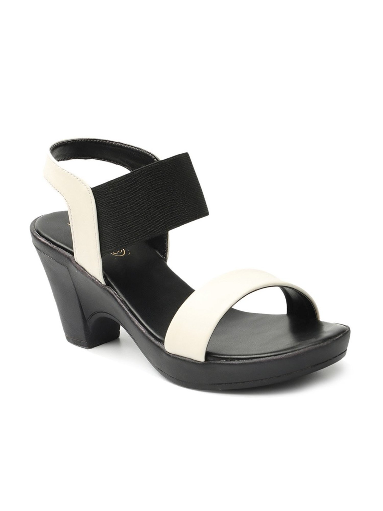 Iconics Women's White Back Strap Sandals