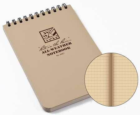 RITE IN THE RAIN 946T All Weather Memo Book,Universal,4 x 6In.