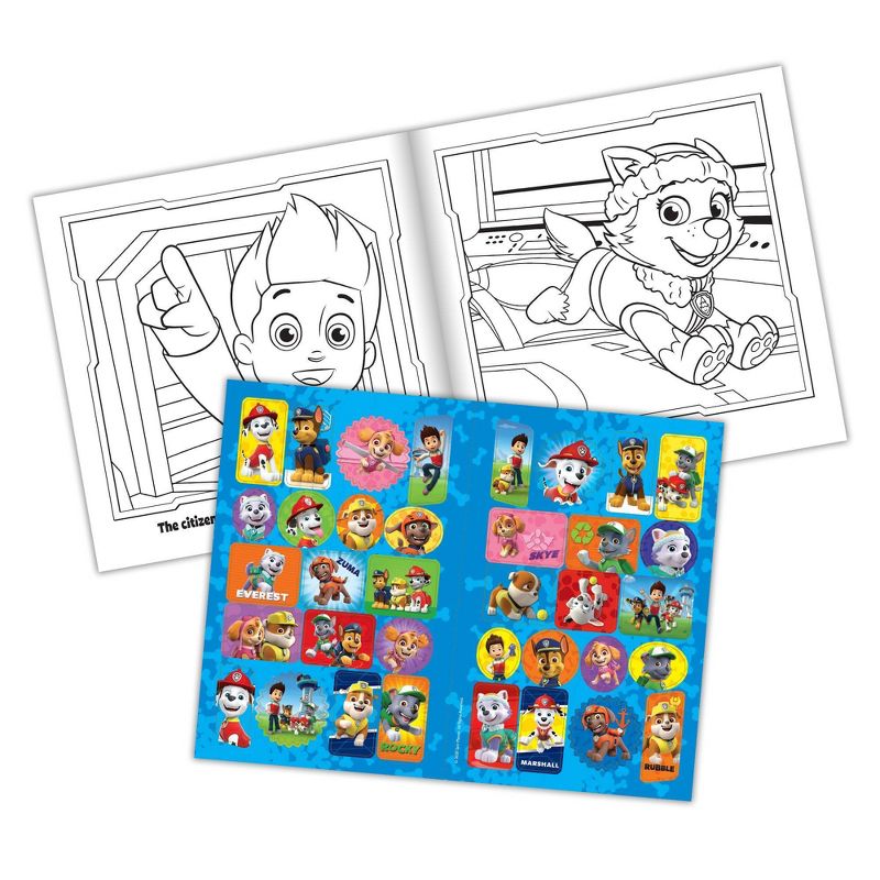 PAW Patrol Color & Read Book