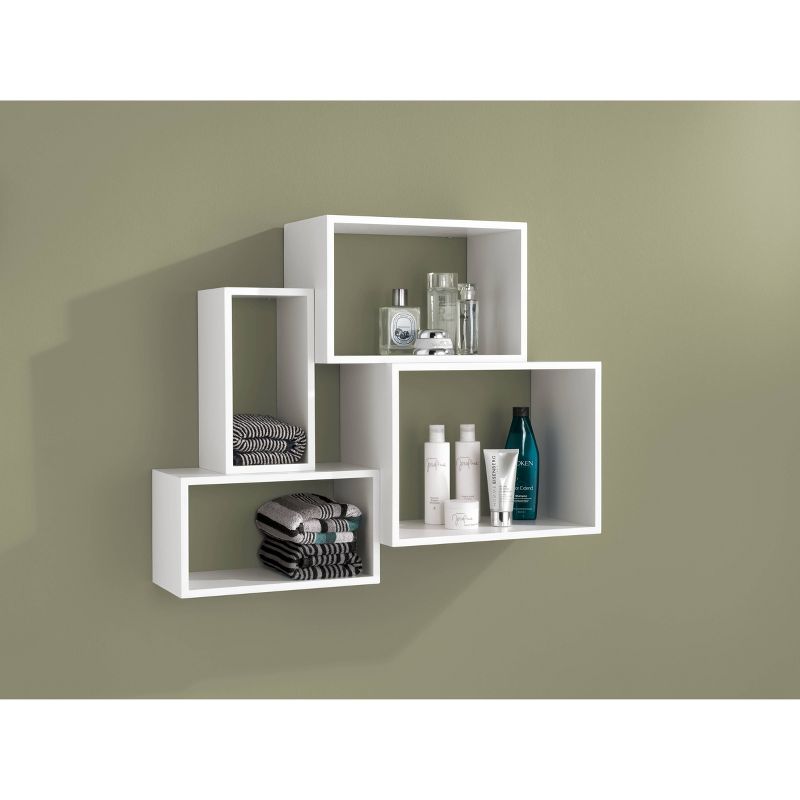 Dolle Windows Floating Shelf Set - White
