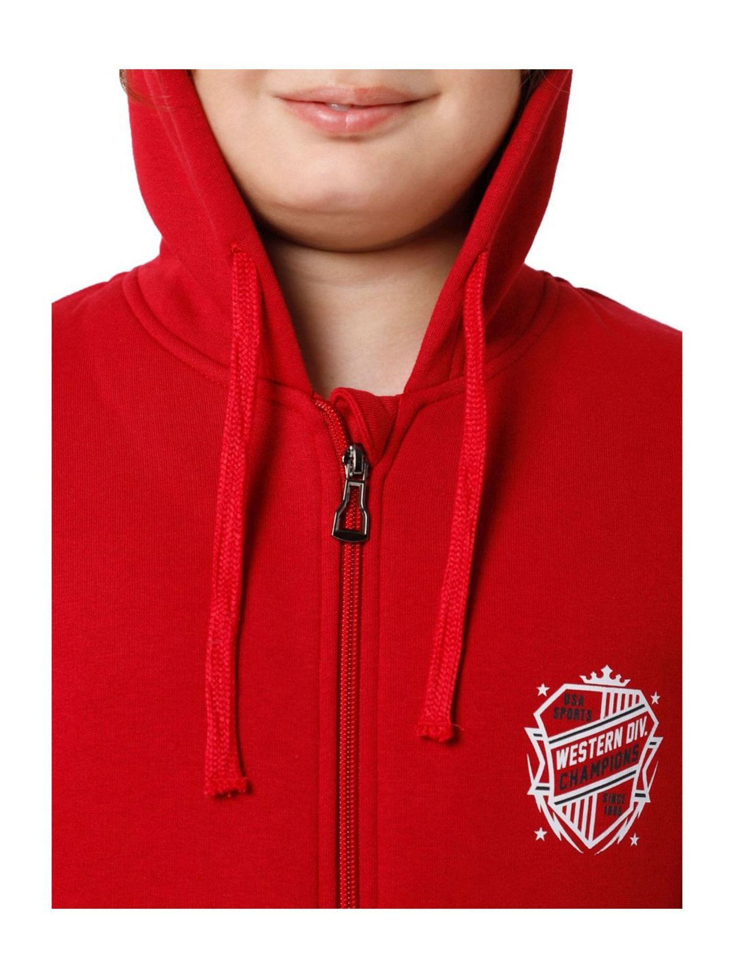 Proteens Kids Red Regular Fit Full Sleeves Jacket