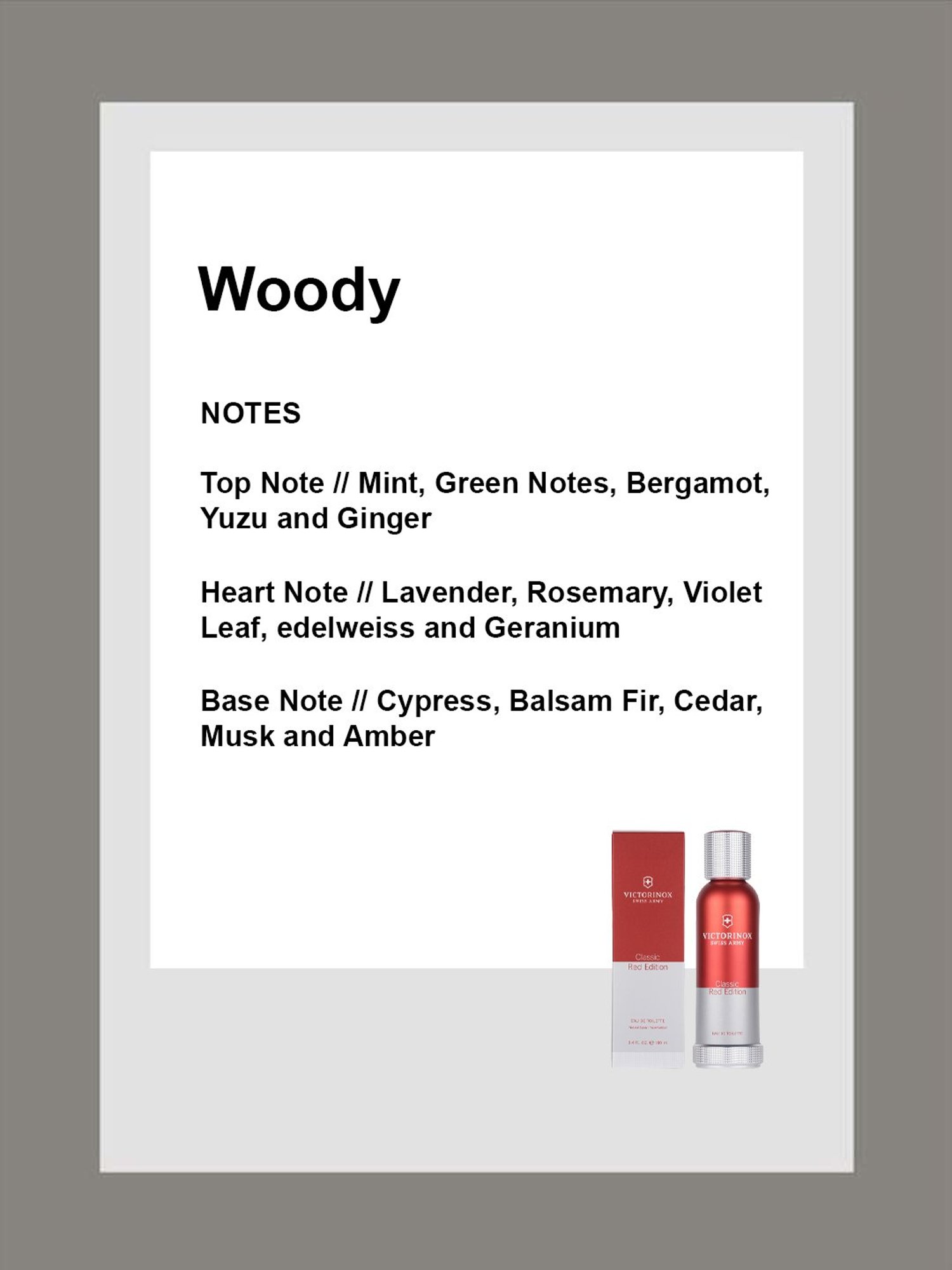 VICTORINOX Classic Red Edition Eau de Toilette for Men - 100 ml