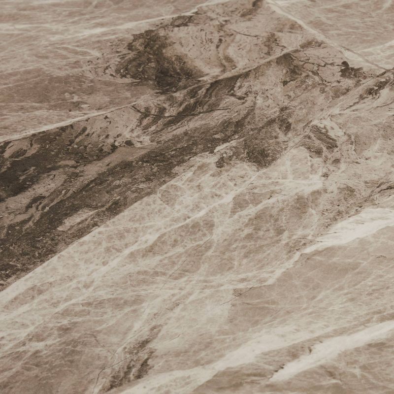 Andes Ceramic and Metal Rectangular Dining Table Gray/Black - Armen Living