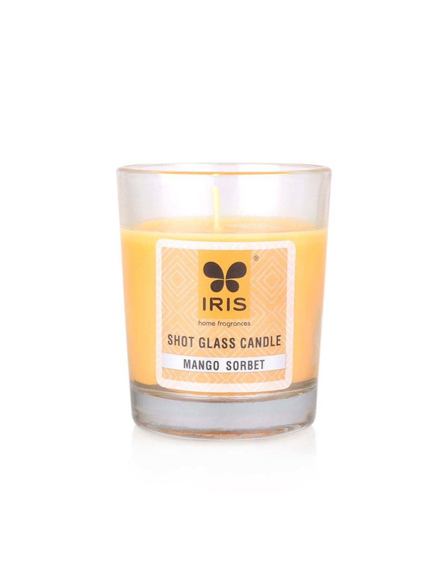 IRIS Yellow Home Fragrances Mango Sorbet Shot Glass Candle - Set of 5