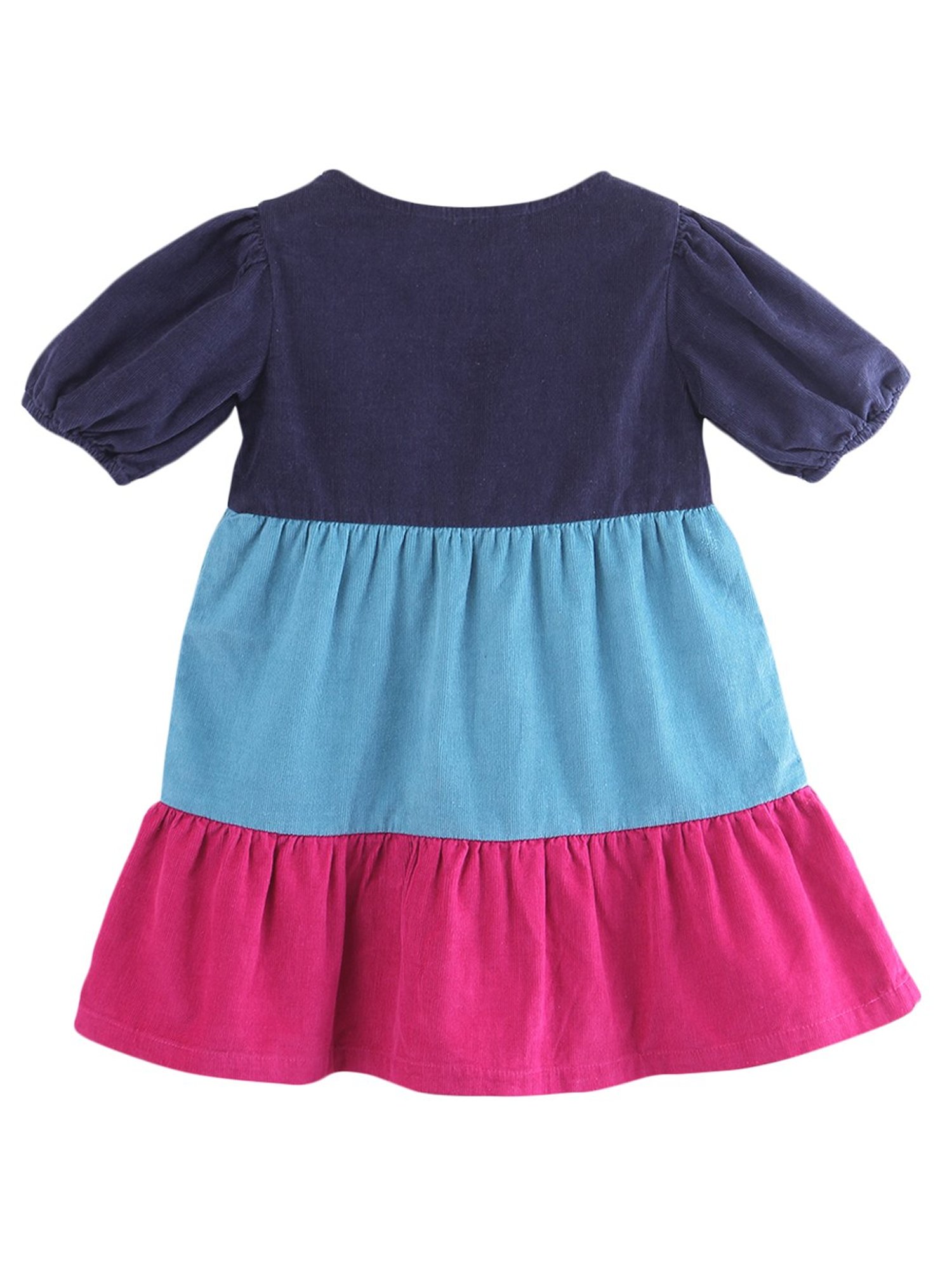 Beebay Kids Multicolor Color Block Dress