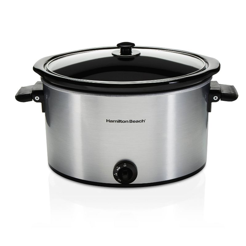 Crock-Pot SCCPVMC63SJ Multi Function Large 6 Quart Capacity 3-in-1 Home Food Cooker Convenient Kitchen Appliance, Stainless Steel