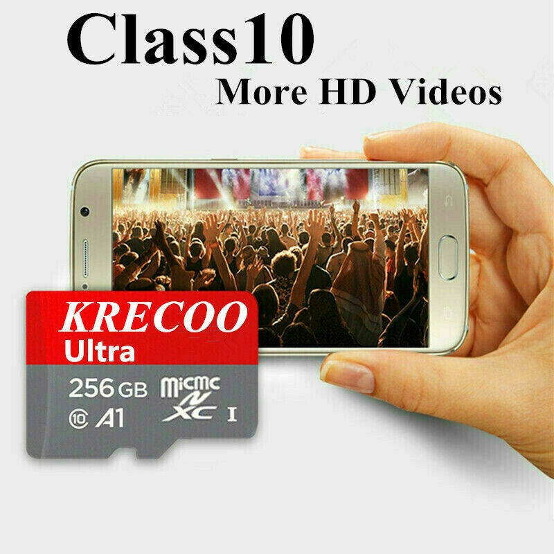 US 256GB Micro Memory Card UHS-1 Class10 Fast Flash 275MB/s TF Card With Adapter