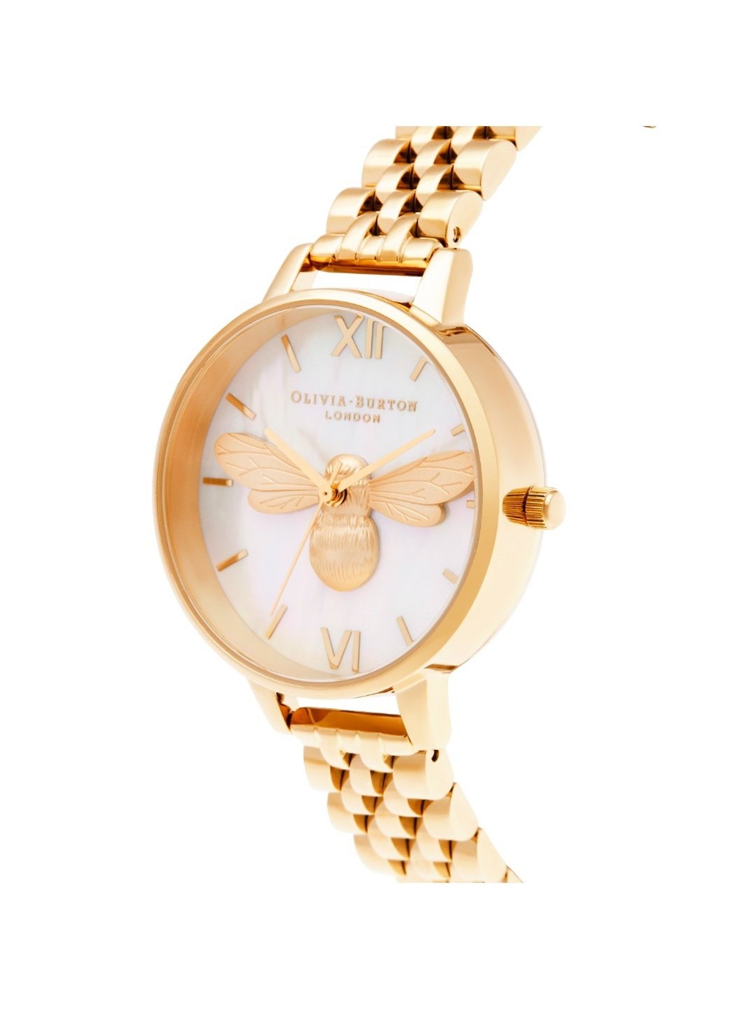 Olivia Burton OB16FB18 Lucky Bee Analog Watch for Women