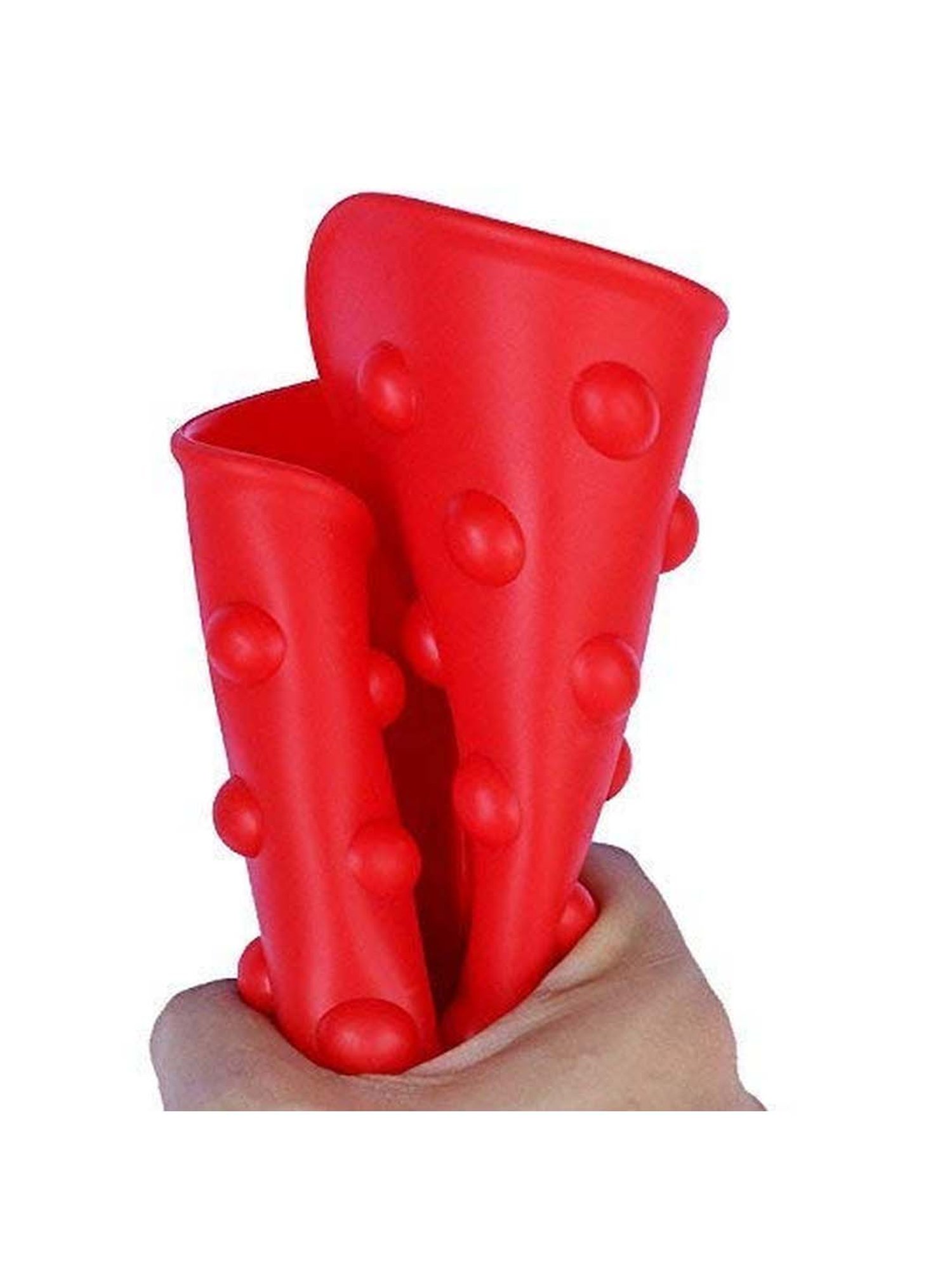 HAZEL 'Heat Resistant Rest Protector' Red Silicone Foldable Iron Mat - Set of 1