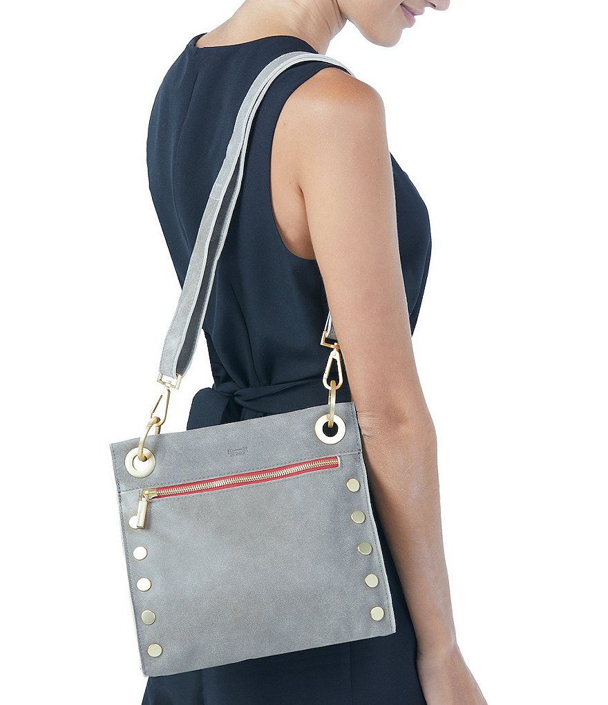 Hammitt Tony Medium Leather Studded Crossbody Bag