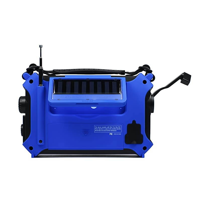 KA500BU 5Way Powered Emergency AMFMSW Weather Alert Radio Blue