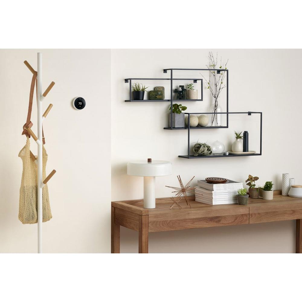 Nest Learning Thermostat (3rd Generation, White) w/ 2 Pack Smart Plug