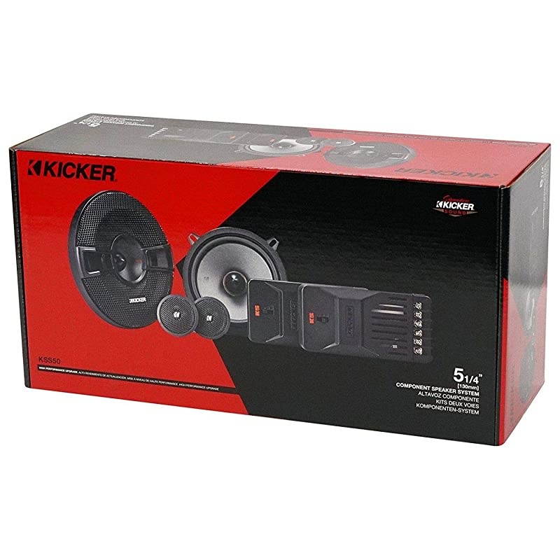 KSS504 KSS50 5.25" Component system with 1" tweeters 4-Ohm