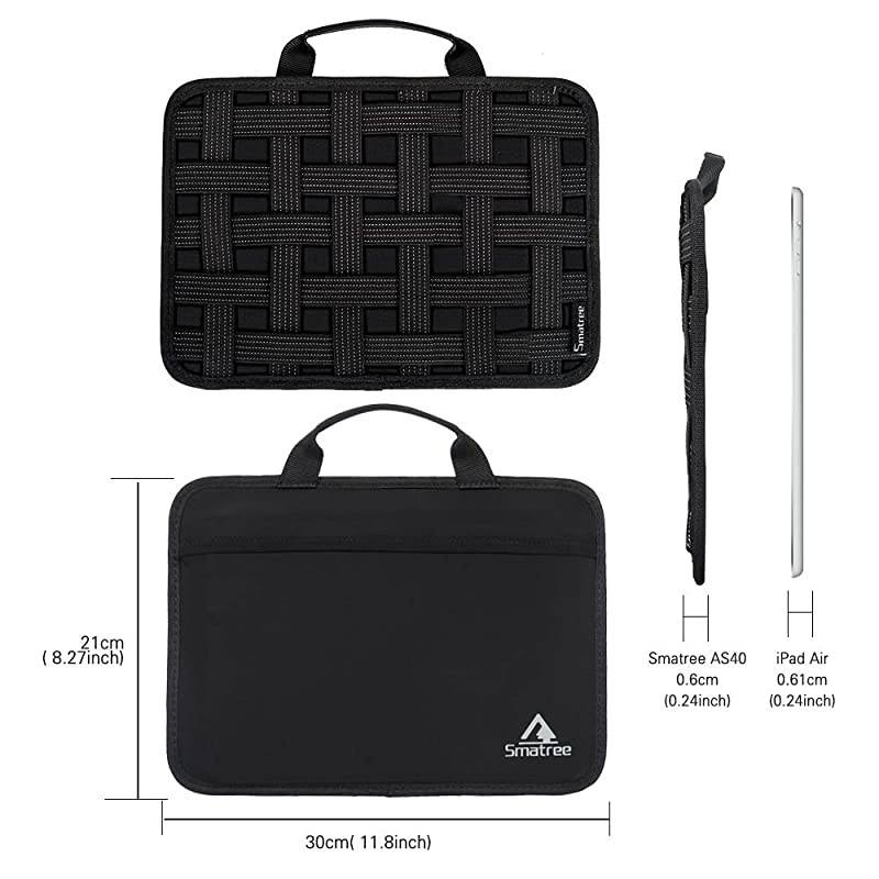 Electronic Organizer Travel Universal Cable Storage Bag Electronics Accessories Cases Compatible with Surface Go/11 inches iPad Pro/10.5 inches iPad Air/7.9 inches iPad Mini ?-