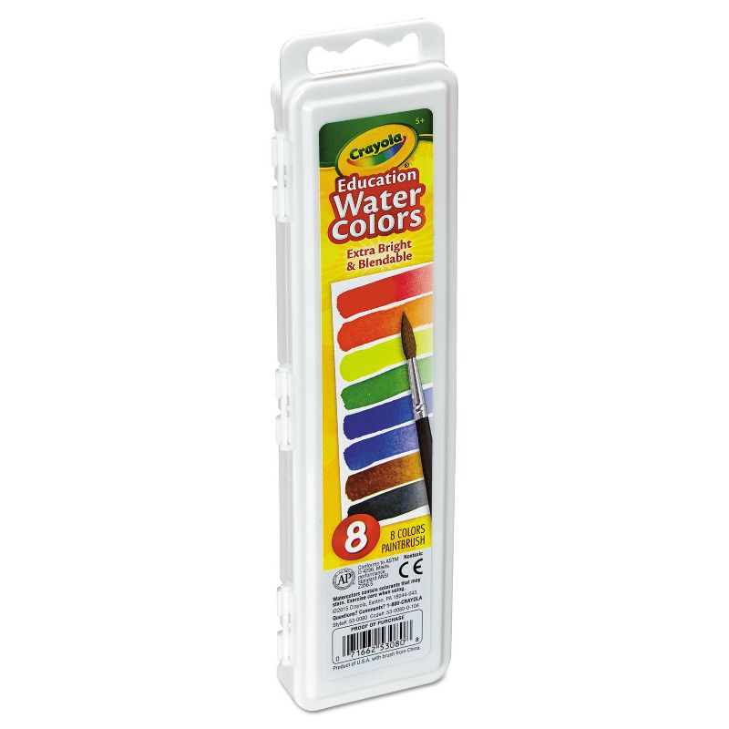 Crayola Watercolors 8 Assorted Colors 530080