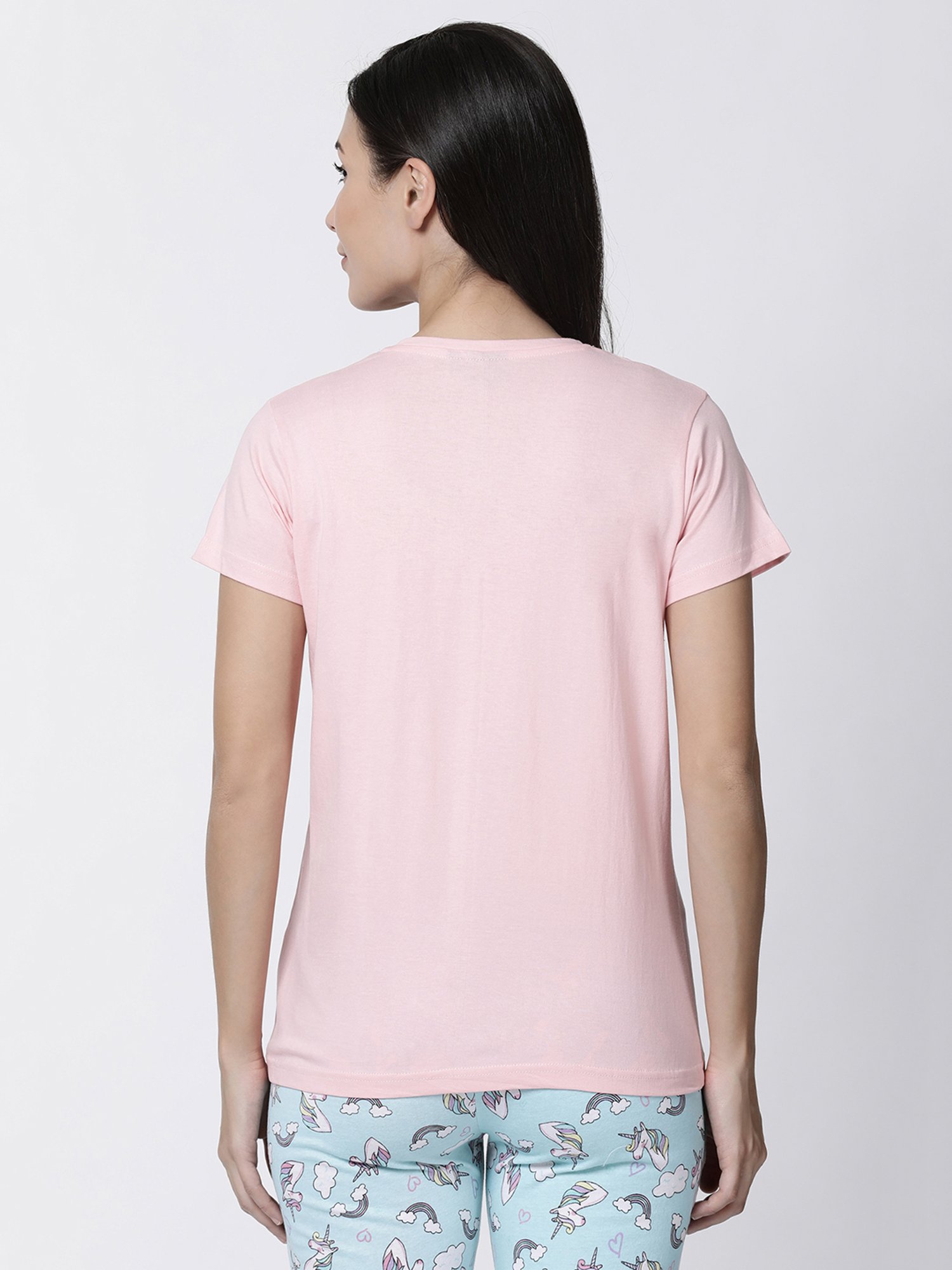 Kryptic Pink Printed Cotton T-Shirt - Pack of 2