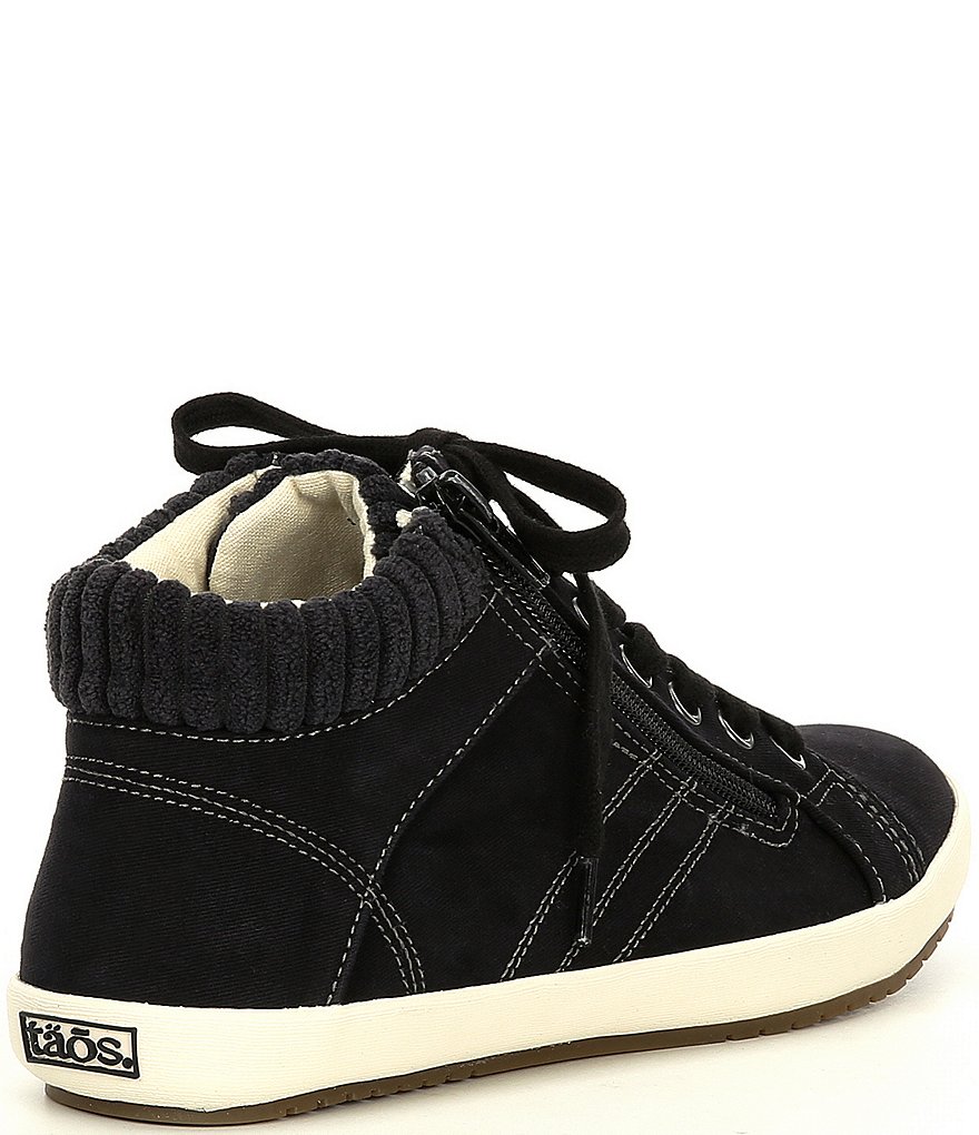 Taos Footwear Startup Hi-Top Vintage Lace-Up Sneakers