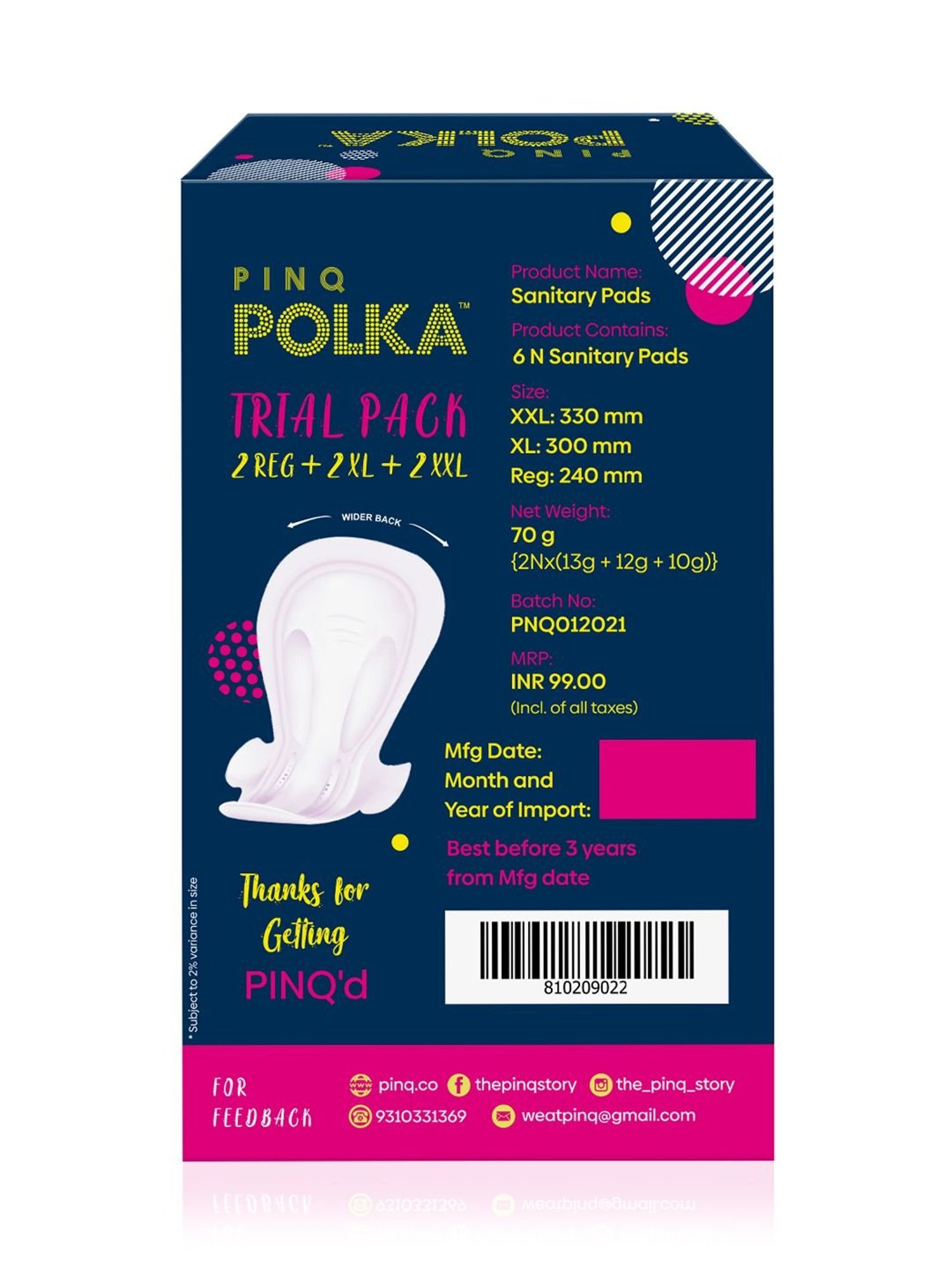 CARMESI Sensitive - 30 Pads - 30 XXL