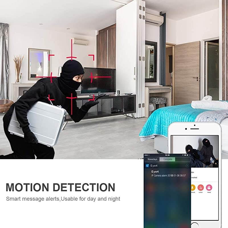 Security Camera WiFi IP Home CameraR2C 1080P HD Baby Monitor Wireless Pet Camera with AI Human Sound Detection Free Cloud Included 2Way AudioWorks with Alexa PanTilt Night Vision