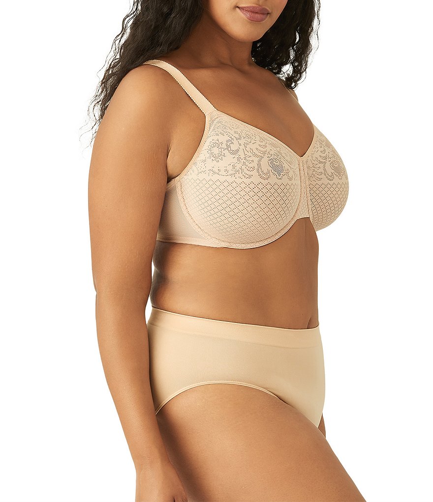 Wacoal Visual Effects Geometric Lace Minimizer Bra