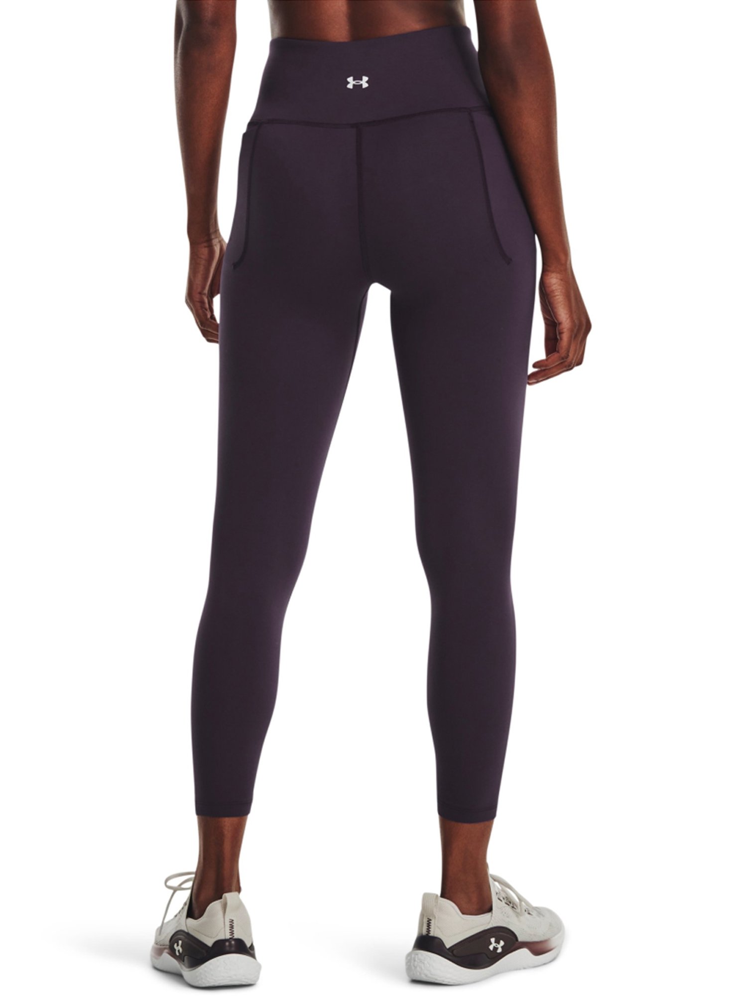 UNDER ARMOUR Purple Mid Rise Sports Tights
