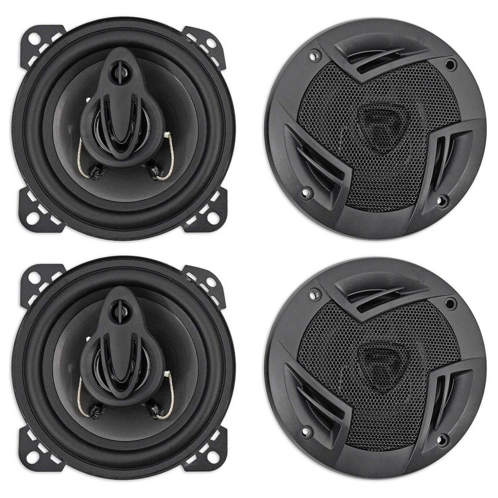 4   RV4.3A 4" 3-Way Car Speakers 1000 Watts / 140w RMS CEA Rated Total