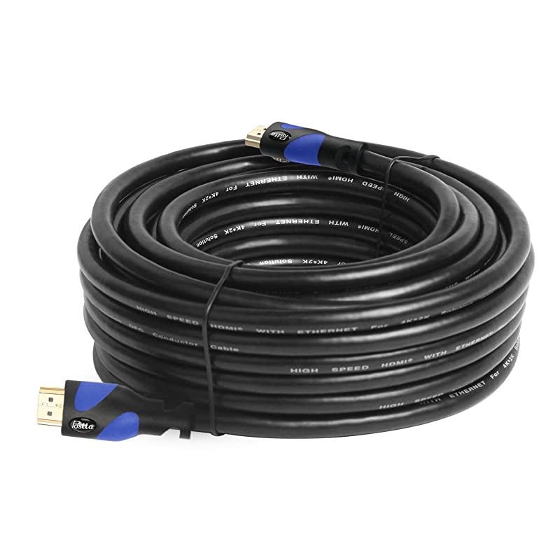 HDMI Cable50 Feet Blue Ultra HDMI 20V Support 4K 2160P1080P3DAudio Return and Ethernet 1 Pack