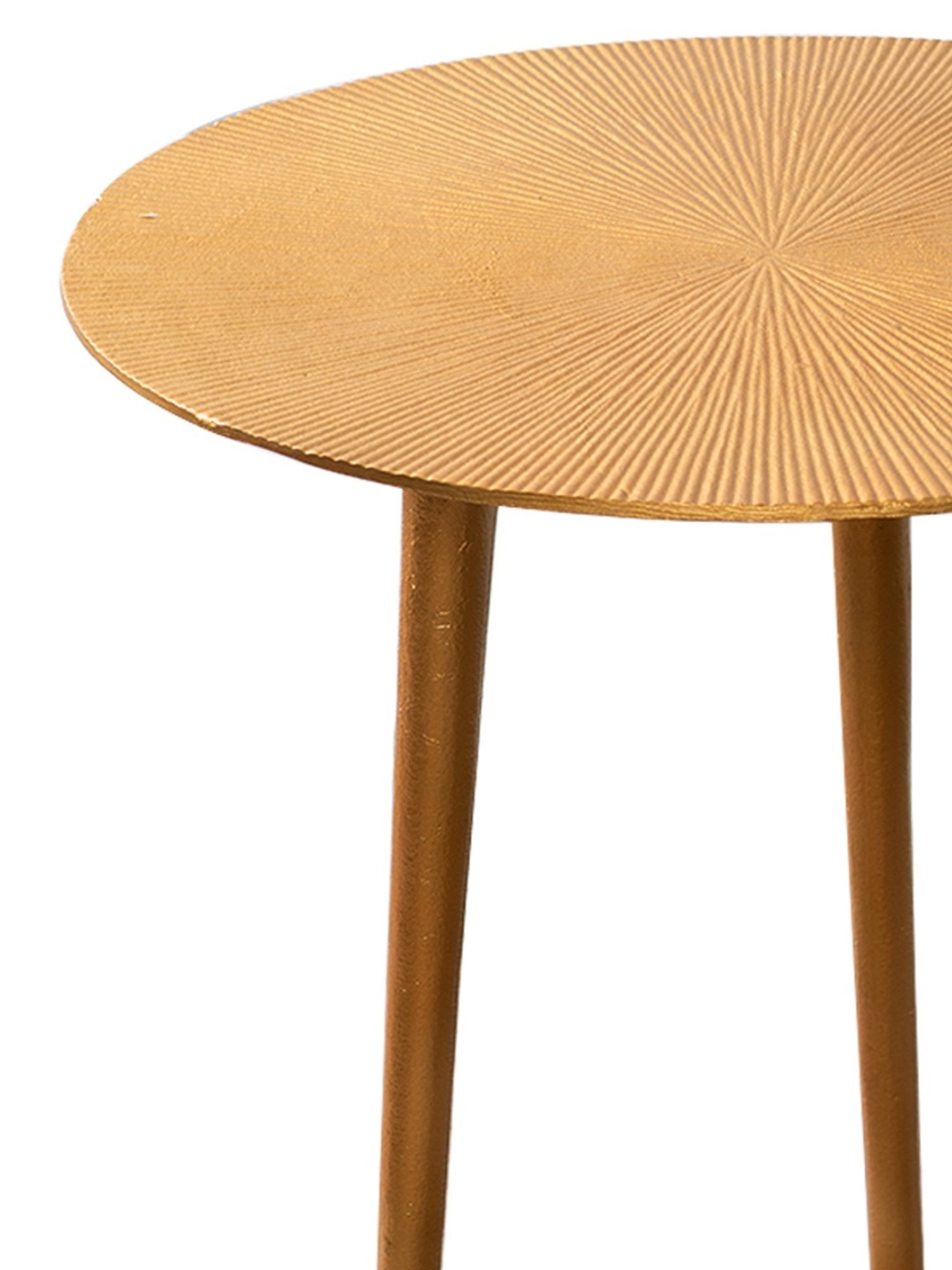 Ikiriya Avina Solid Dark Brown Wood End Table