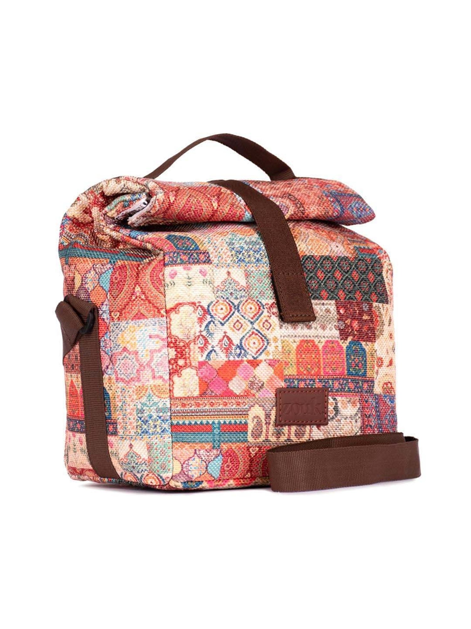 ZOUK Multicolor Printed Handbag