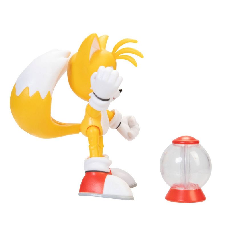 Sonic the Hedgehog 4" Modern Tails with Invincible Item Box Wave 1