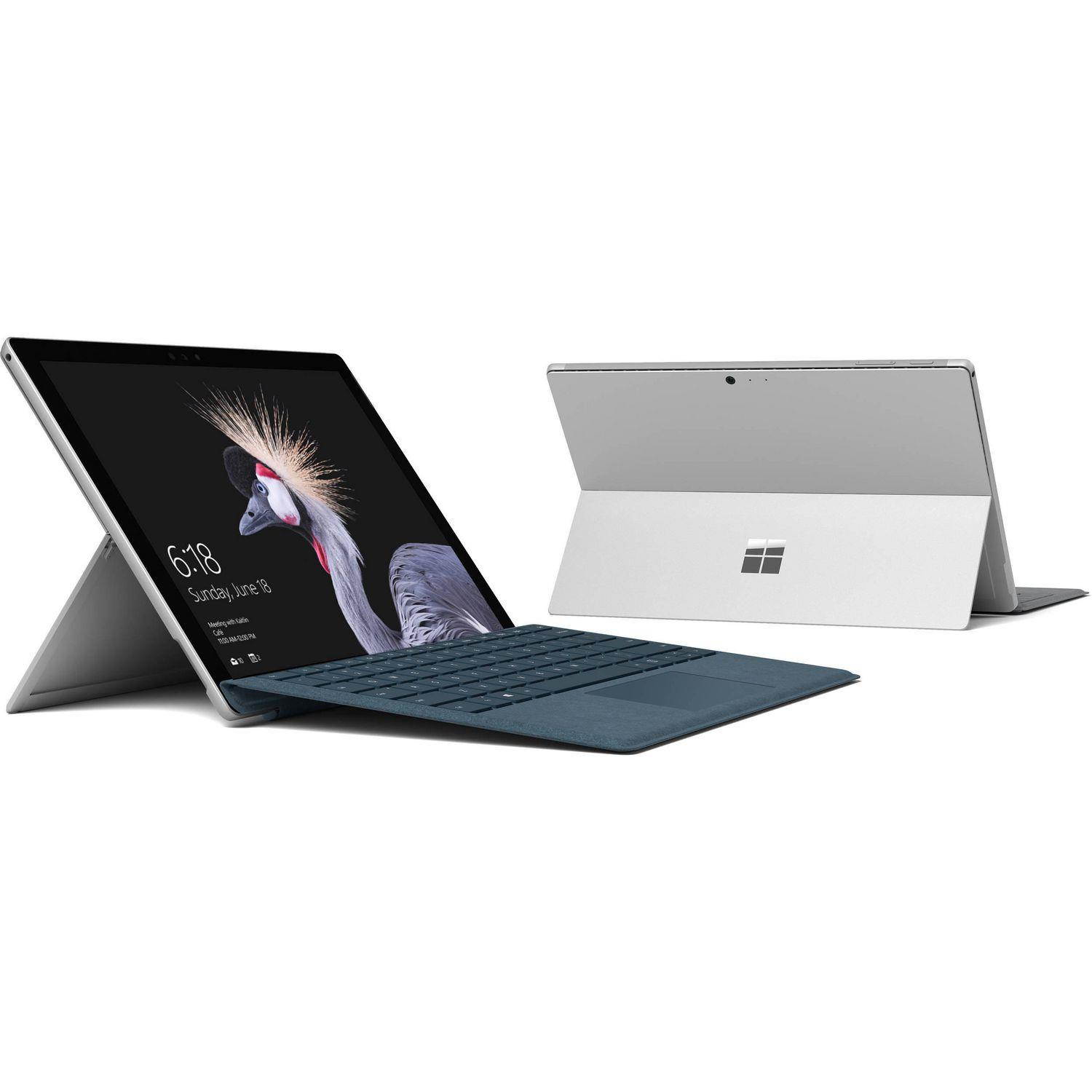 Microsoft Surface Pro Tablet - 12.3" - 8 GB - Intel Core i5 (7th Gen) i5-7300U Dual-core (2 Core) 2.60 GHz - 256 GB SSD - Windows 10 Pro - 2736 x 1824 - PixelSense, In-plane Switching (IPS) ...