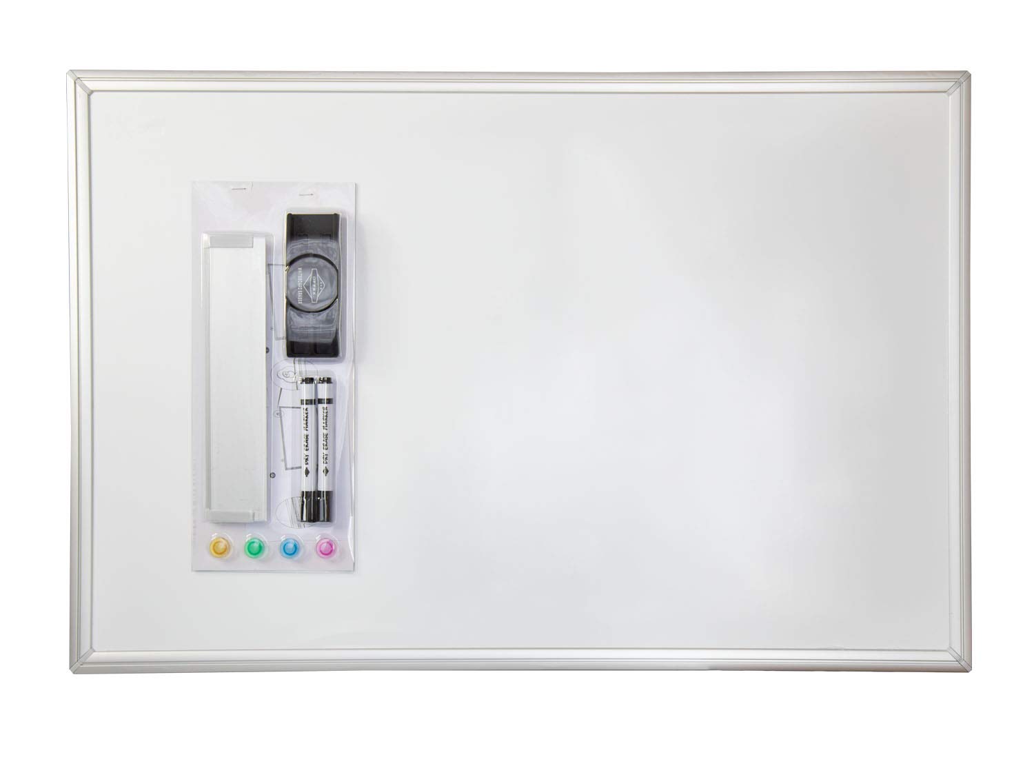 Offex Home Office Wall Mounted Dry Erase Magnetic Whiteboard - 24"H x 36"W