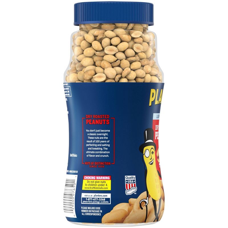 Planters Heart Healthy Lightly Salted Dry Roasted Peanuts - 16oz