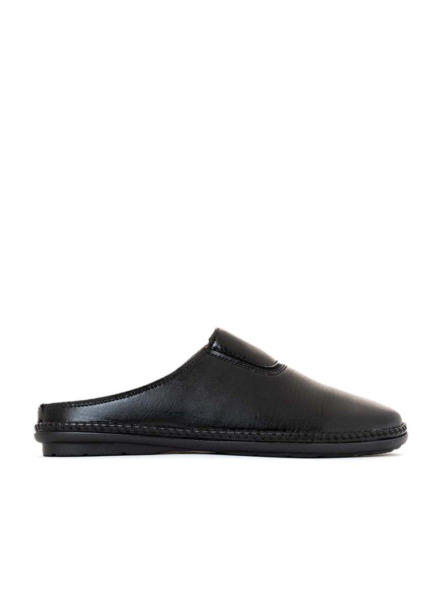 Khadim Men's Black Mule Shoes