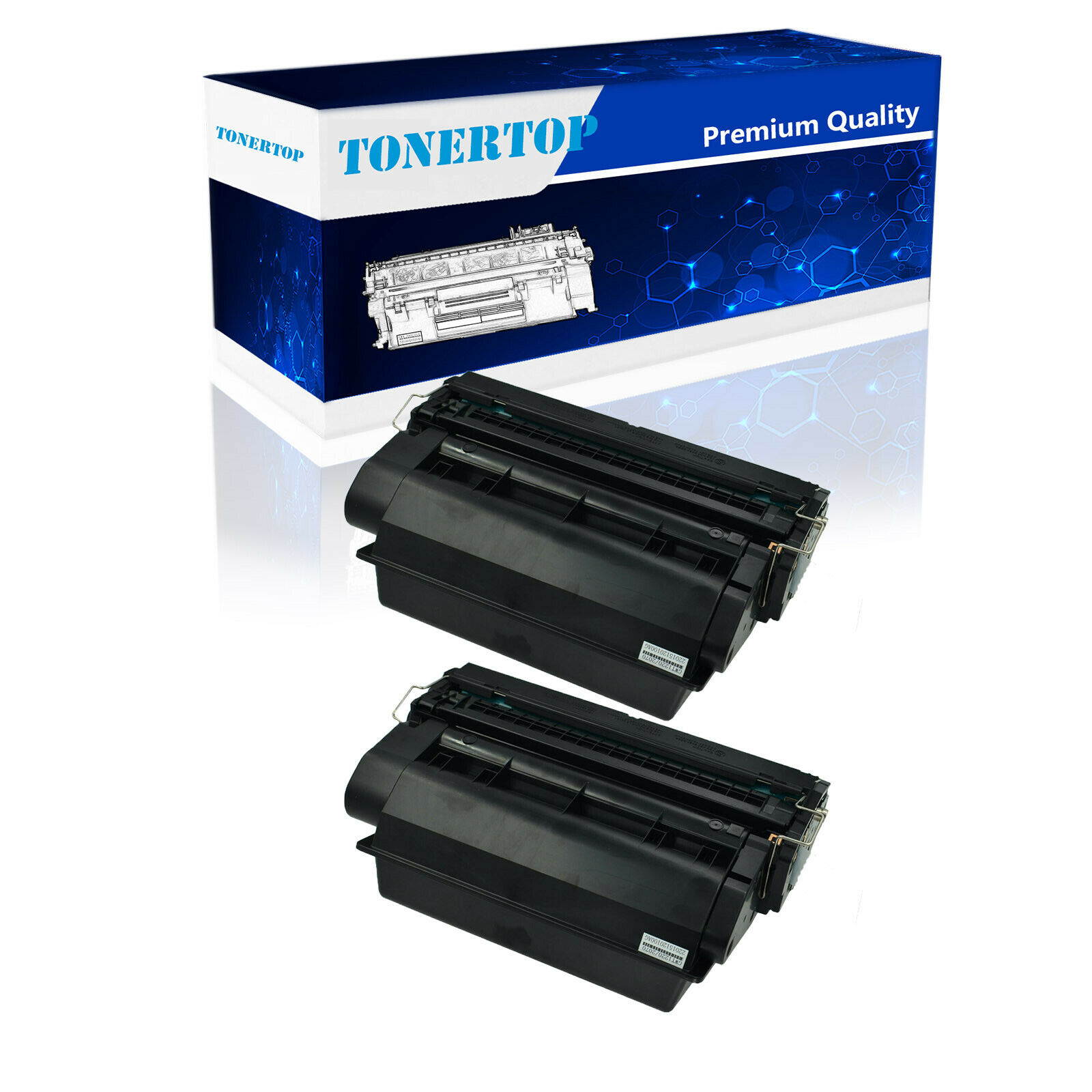2 PK Q5942A 42A Toner Cartridge Black Fit for HP LaserJet 4250dtn 4350dtn 4350tn
