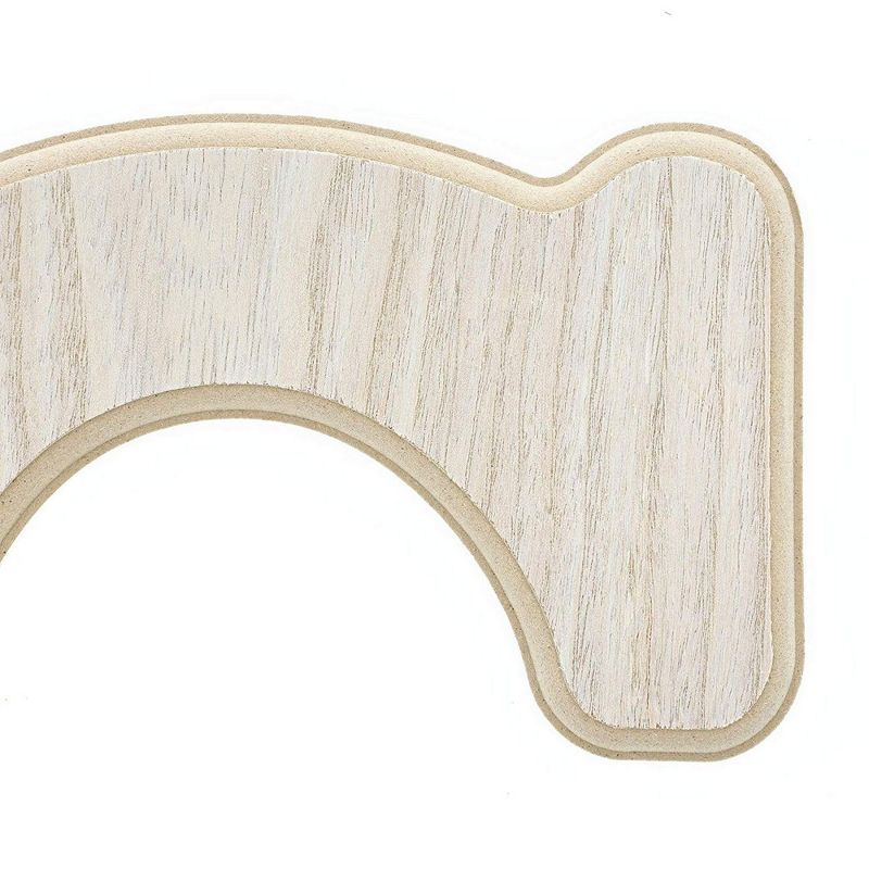 Genie Crafts Unfinished Wood 12-Inch Decorative Letters G Alphabet for DIY Crafts & Home Wall Decor