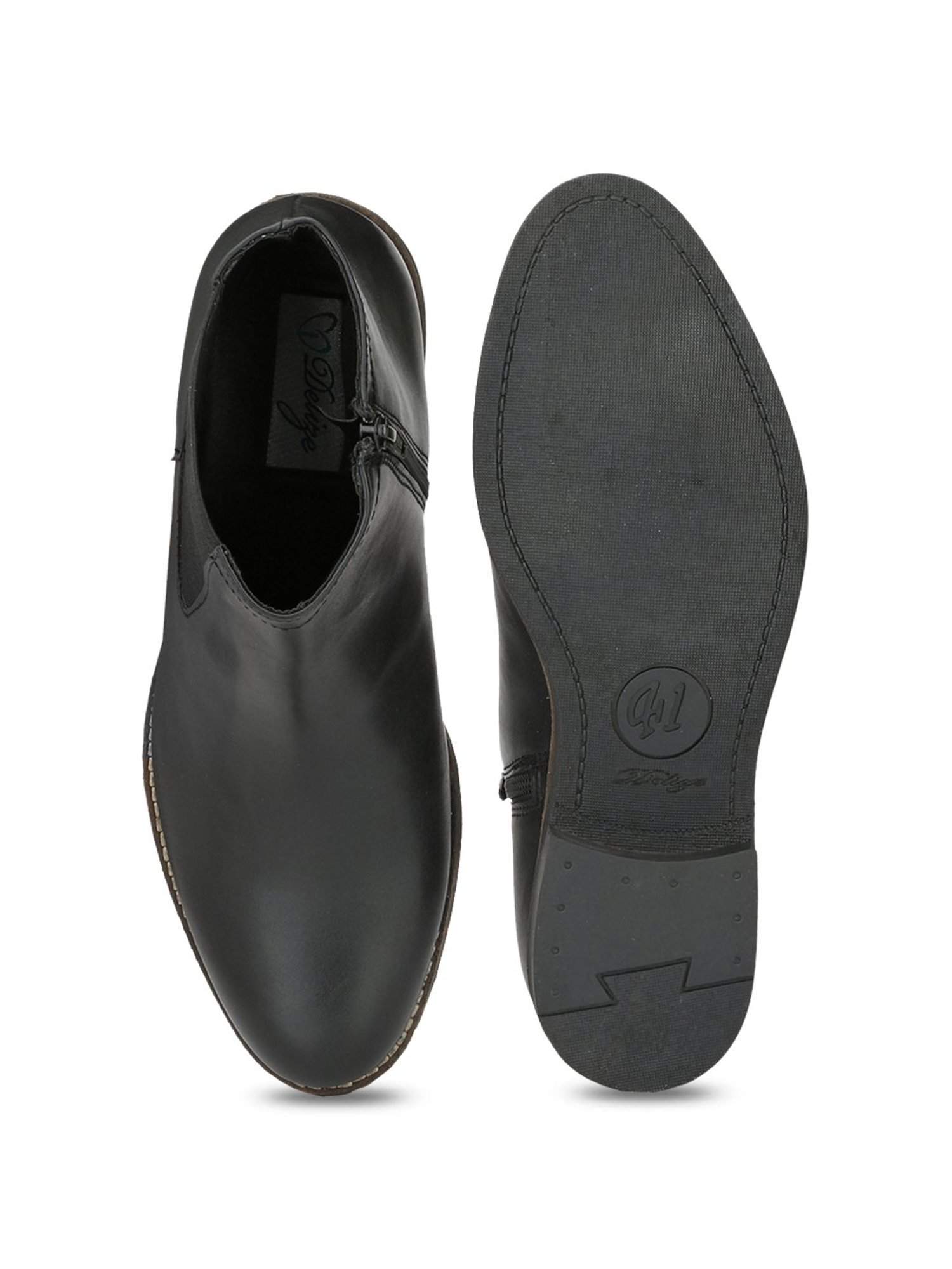 Delize Men's Black Formal Boots