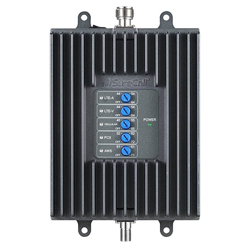 Fusion4Home Yagi/Whip, Cell Phone Signal Booster Kit for All Carriers 3G/4G LTE up to 3,000 Sq Ft