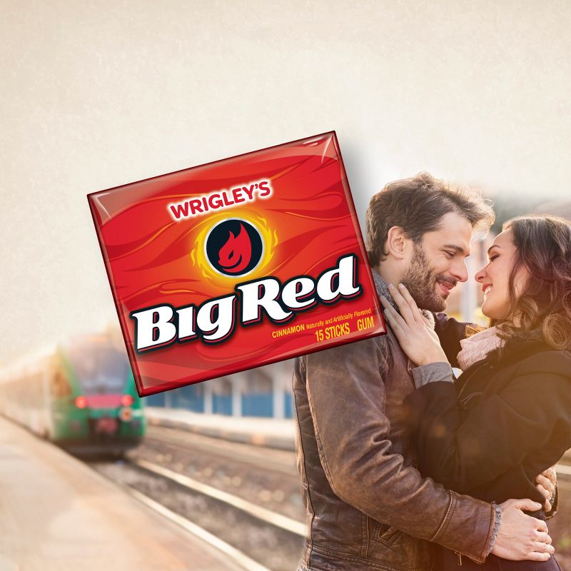 Big Red Cinnamon Gum Slim Pack - 15 sticks/3pk