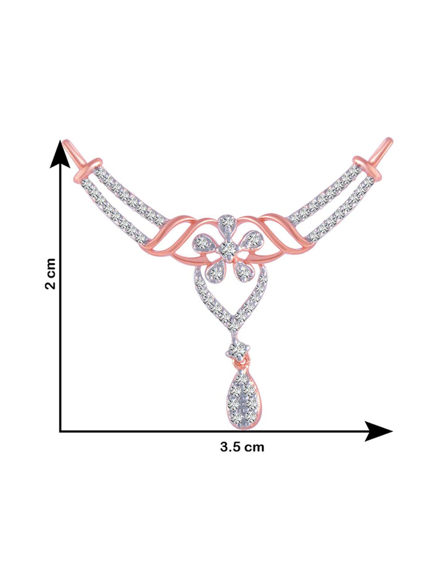 P.C. Chandra Jewellers 18 kt Gold & Diamond Pendant