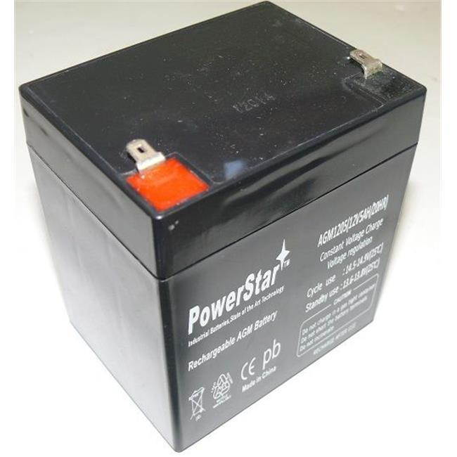 12V 5AH SLA Battery replaces pc1250 ub1250 ca1240 bp5-12 es4-12