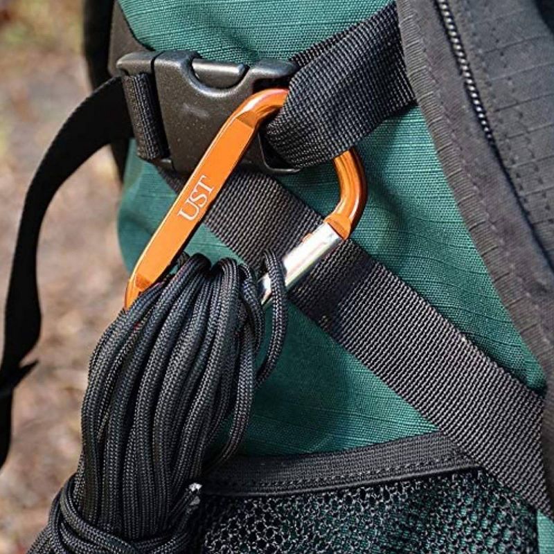 UST 8cm PDQ Carabiner - 2pk