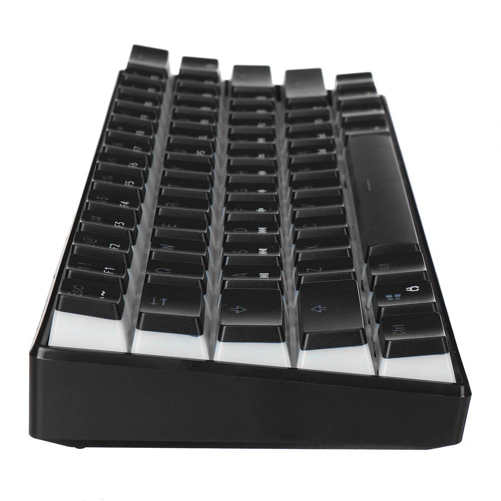 Gamakay MK61 Wired Mechanical Keyboard Gateron Optical Switch Pudding Keycaps RGB 61 Keys Hot Swappable Gaming Keyboard