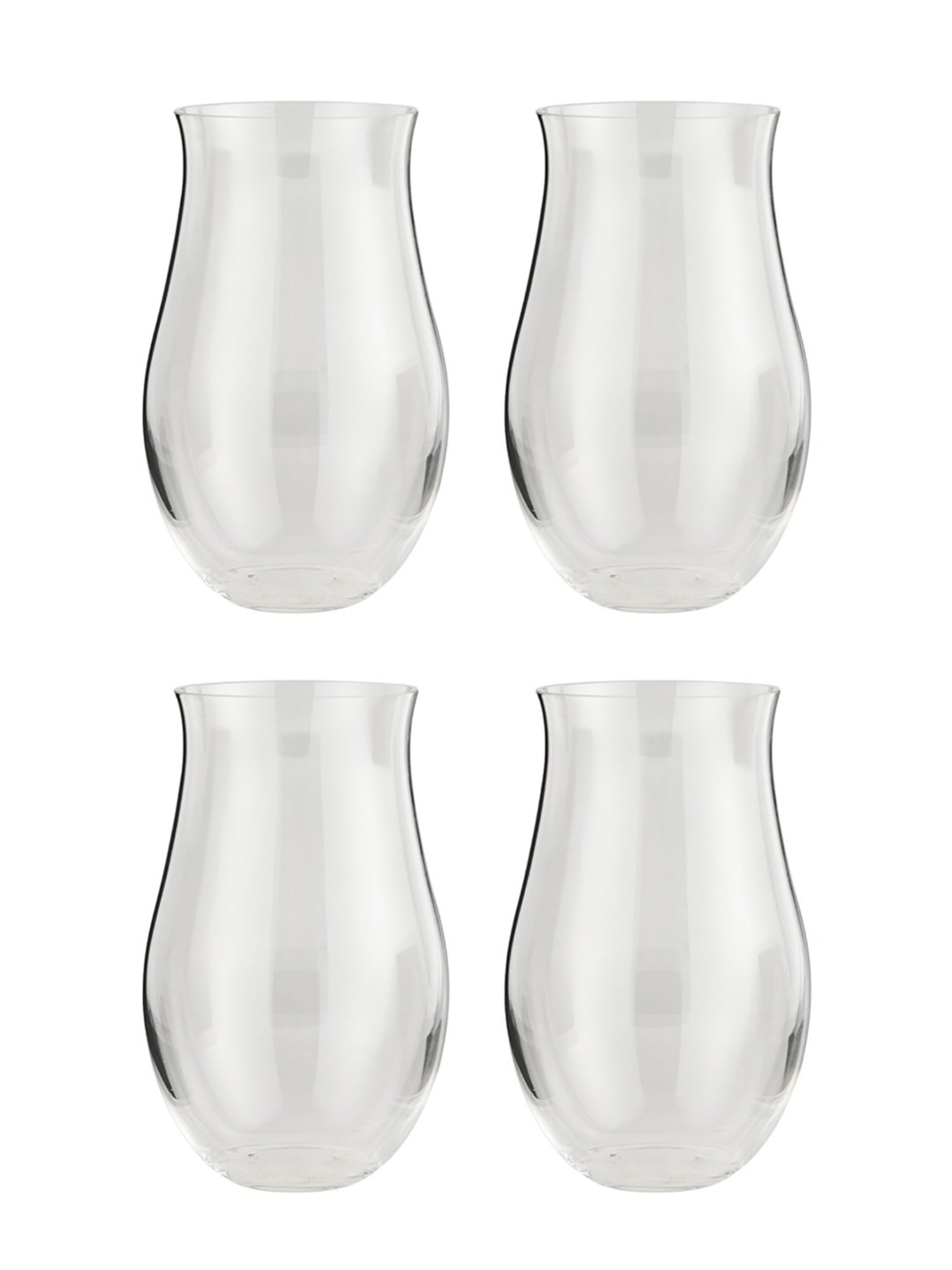 Trovea's Attimo Transparent Glass Cocktail Glass - Set of 4